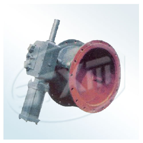 氣動式斜板塵氣蝶閥