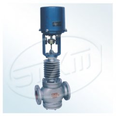 電子式電動直通雙座調節閥